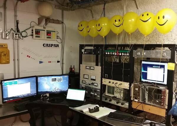 CASPAR control room