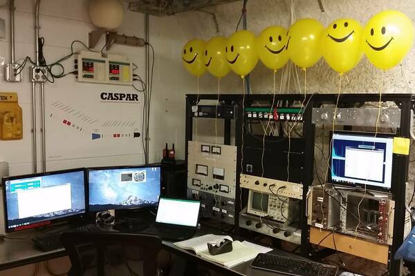 CASPAR control room