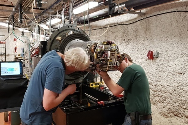 Working on the accelerator